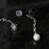 ドロップビジュー＆パールイヤリング イヤリング 揺れる | epicday | 詳細画像5 