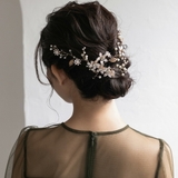 ナチュラルフローガーベラヘッドドレス パール 花 | epicday | 詳細画像9 