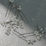 エレガントフラワーUピン5点セット ヘアアクセサリー ヘアアクセ | epicday | 詳細画像2 