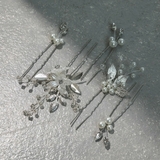 エレガントフラワーUピン5点セット ヘアアクセサリー ヘアアクセ | epicday | 詳細画像3 