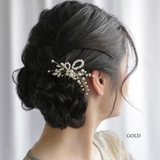 ゴールド | ヘアアクセサリー 花 結婚式 | epicday