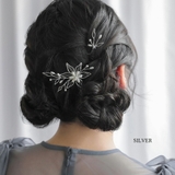シルバー | ヘアアクセサリー 結婚式 花 | epicday