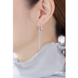 シルバー | Uチェーンロングピアス ピアス レディース | Growing Rich