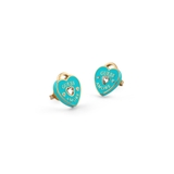 YGLB | [GUESS] GUESS AMORE 14MM HEART STUDS | GUESS【WOMEN】