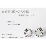 ピアス レディース 豪華14粒 | gulamu jewelry  | 詳細画像2 