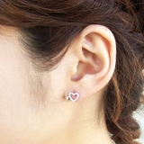 超豪華32粒 オープンハート ピアス | gulamu jewelry  | 詳細画像6 