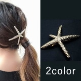 シェルバレッタ スターフィッシュ ヘアアクセサリー | gulamu jewelry | 詳細画像1
