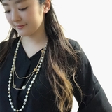 3連パール ローズ ネックレス | gulamu jewelry | 詳細画像2