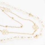 3連パール ローズ ネックレス | gulamu jewelry | 詳細画像5