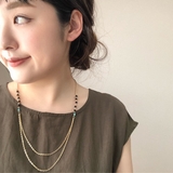 ビーズ 2連 ネックレス | gulamu jewelry | 詳細画像2