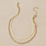 ゴールド | 2連チェーン ネックレス ゴールド | gulamu jewelry 