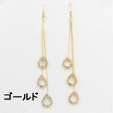 しずく 3連 フックピアス | gulamu jewelry  | 詳細画像5 