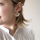 パール ピアス 扇パール | gulamu jewelry  | 詳細画像1 