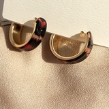 ヒョウ柄 フープ ピアス | gulamu jewelry  | 詳細画像9 