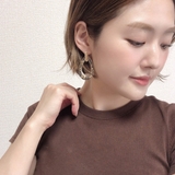 金箔 クリアピアス ドロップ | gulamu jewelry | 詳細画像2