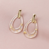 金箔 クリアピアス ドロップ | gulamu jewelry | 詳細画像5