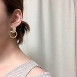 キャッツアイ 2連リング ゴールド | gulamu jewelry  | 詳細画像3 