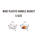 ワイヤープラスティックハンドルバスケット・Ｓ | HABITER | 詳細画像1 