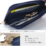 伸び猫の大人可愛いキーケース。猫モチーフキーケース キーケース 3連 | HAPPY急便 by VERITA.JP | 詳細画像3