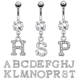 イニシャル バナナバーベル | ピアス専門店HOMESLICEPRODUCTIONS | 詳細画像1 