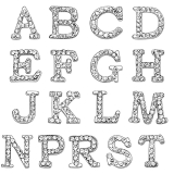 イニシャル バナナバーベル | ピアス専門店HOMESLICEPRODUCTIONS | 詳細画像2 