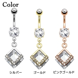 [HSP] 14G ダイヤジュエルサンド バナナバーベル | ピアス専門店HOMESLICEPRODUCTIONS | 詳細画像2 