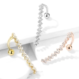 ヘソピアス CZ スクエア＆ジグザグダングル | ピアス専門店HOMESLICEPRODUCTIONS | 詳細画像5 