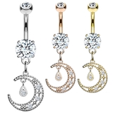 ヘソピアス 14G CZパヴェ | ピアス専門店HOMESLICEPRODUCTIONS | 詳細画像1 