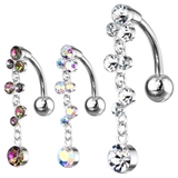 ヘソピアス カスケードジュエル トップダウン | ピアス専門店HOMESLICEPRODUCTIONS | 詳細画像1 