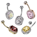 ヘソピアス 14G オーバル | ピアス専門店HOMESLICEPRODUCTIONS | 詳細画像3 