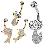 ヘソピアス 14G キャット | ピアス専門店HOMESLICEPRODUCTIONS | 詳細画像1 