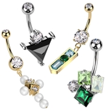 ヘソピアス 14G ジュエル | ピアス専門店HOMESLICEPRODUCTIONS | 詳細画像1 