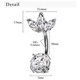 ヘソピアス 14G バナナバーベル | ピアス専門店HOMESLICEPRODUCTIONS | 詳細画像13 