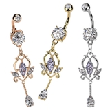 ヘソピアス 14G バナナバーベル | ピアス専門店HOMESLICEPRODUCTIONS | 詳細画像1 