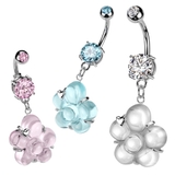 ヘソピアス 14G バナナバーベル | ピアス専門店HOMESLICEPRODUCTIONS | 詳細画像1 