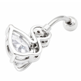 ヘソピアス 14G バナナバーベル | ピアス専門店HOMESLICEPRODUCTIONS | 詳細画像7 