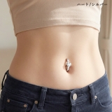 ヘソピアス 14G バナナバーベル | ピアス専門店HOMESLICEPRODUCTIONS | 詳細画像10 