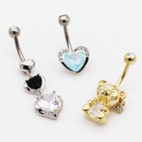 ヘソピアス 14G バナナバーベル | ピアス専門店HOMESLICEPRODUCTIONS | 詳細画像9 