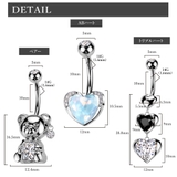 ヘソピアス 14G バナナバーベル | ピアス専門店HOMESLICEPRODUCTIONS | 詳細画像17 