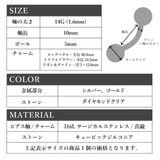 ヘソピアス 14G バナナバーベル | ピアス専門店HOMESLICEPRODUCTIONS | 詳細画像16