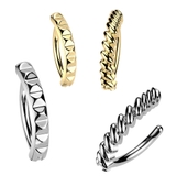 ヘソピアス 14G ツイスト | ピアス専門店HOMESLICEPRODUCTIONS | 詳細画像1 