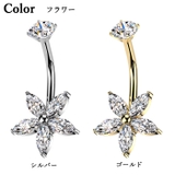ヘソピアス 14G フラワー | ピアス専門店HOMESLICEPRODUCTIONS | 詳細画像3