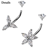 ヘソピアス 14G フラワー | ピアス専門店HOMESLICEPRODUCTIONS | 詳細画像4