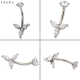 ヘソピアス 14G フラワー | ピアス専門店HOMESLICEPRODUCTIONS | 詳細画像5