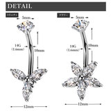 ヘソピアス 14G フラワー | ピアス専門店HOMESLICEPRODUCTIONS | 詳細画像12