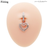ヘソピアス 14G ハート | ピアス専門店HOMESLICEPRODUCTIONS | 詳細画像10