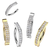 ヘソピアス 14G パヴェジュエル | ピアス専門店HOMESLICEPRODUCTIONS | 詳細画像1