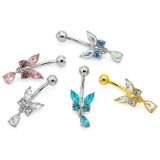 ヘソピアス 14G バタフライ | ピアス専門店HOMESLICEPRODUCTIONS | 詳細画像7 