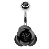 ブラック | ローズ バナナバーベル | ピアス専門店HOMESLICEPRODUCTIONS