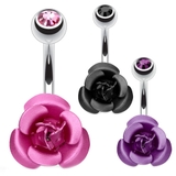 ローズ バナナバーベル | ピアス専門店HOMESLICEPRODUCTIONS | 詳細画像1 